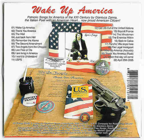 Wake Up America back cover